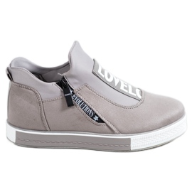SHELOVET Amo los zapatos deportivos gris