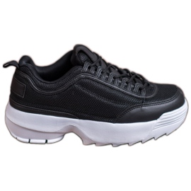 SHELOVET Calzado deportivo de moda negro SHELOVET Calzado deportivo de moda negro