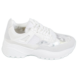 SHELOVET Zapatillas blancas Moro blanco