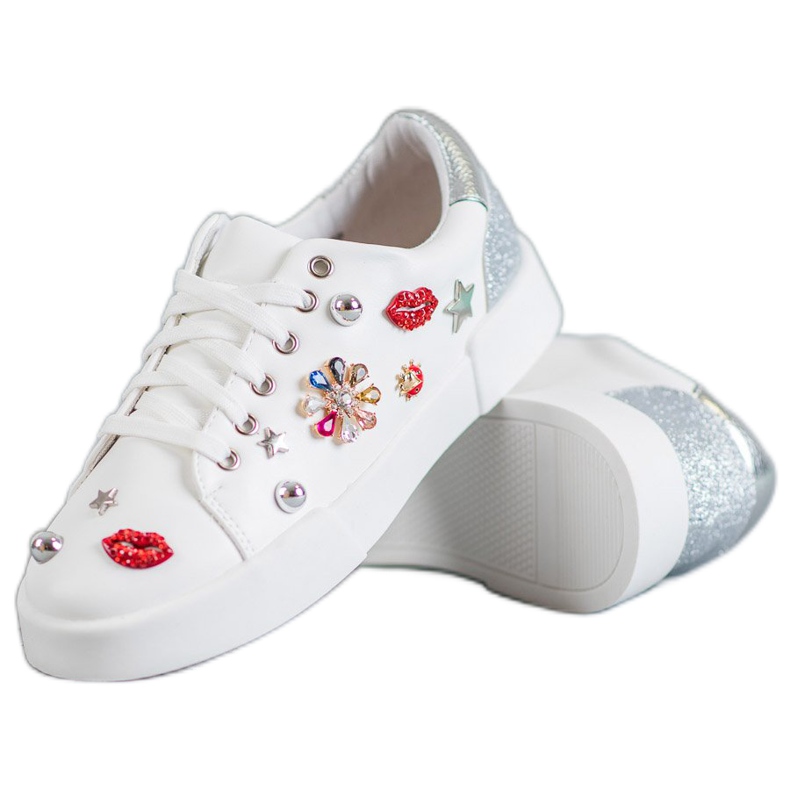 Bestelle Zapatos deportivos con parches blanco