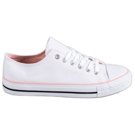 SHELOVET Zapatillas blancas blanco