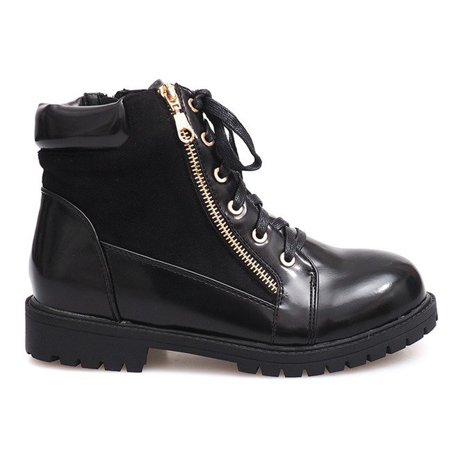 Botas Botas con Cordones 1551 Negro