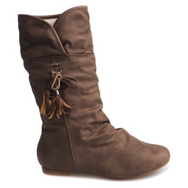 Botas cálidas Saszki XQ38 Khaki boots verde