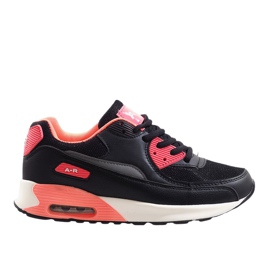 Zapatilla deportiva negra B306A-41 negro rosado multicolor