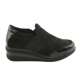 Zapatos negros en la cuña Sergio Leone 225 Zapatos negros en la cuña Sergio Leone 225