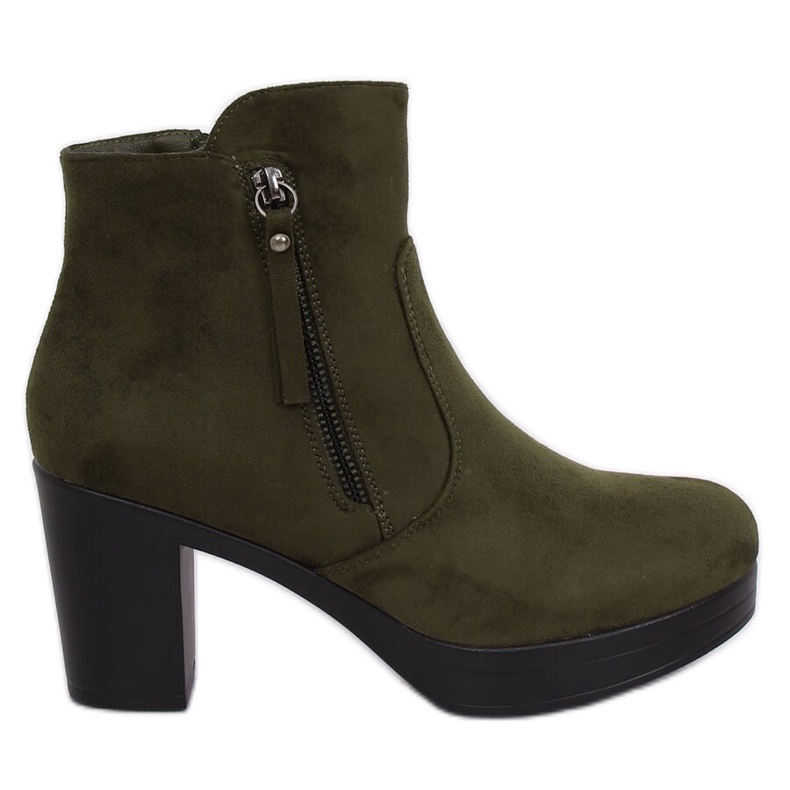 Botas de tacón verde 8B882 Verde