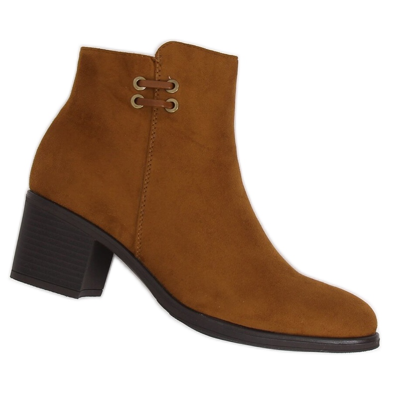 Camel 8B982 Botas de tacón camel marrón