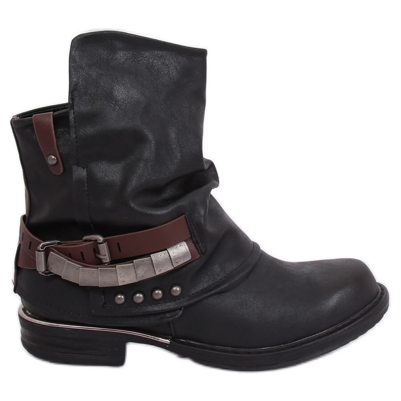 Botas militares negras LL-165P Black negro