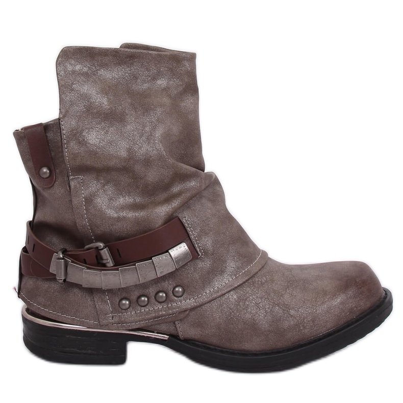 Botas militares grises LL-165P Khaki Botas militares grises LL-165P Khaki