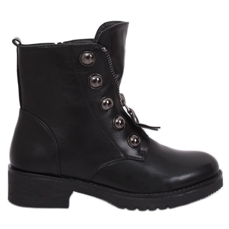 Botas militares negras LJ002 Negra negro Botas militares negras LJ002 Negra negro