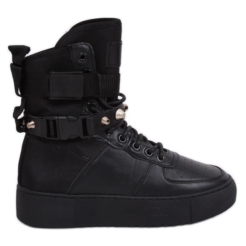 Black Y-025 Zapatillas deportivas negras negro
