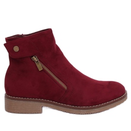 Botas granate 8B908 Wine Jodhpur rojo