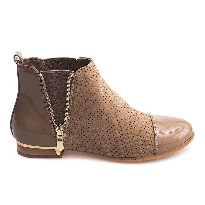 Botas caladas 60865-2 Caqui multicolor verde