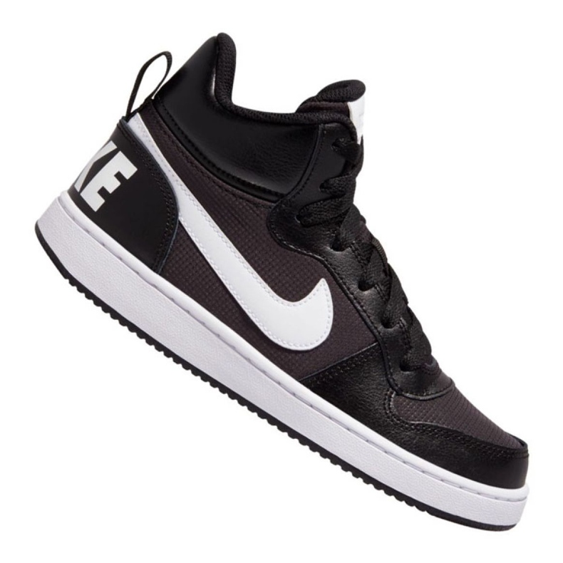 Zapatillas Nike Court Borough Mid Pe (GS) Jr BV1607-001 negro