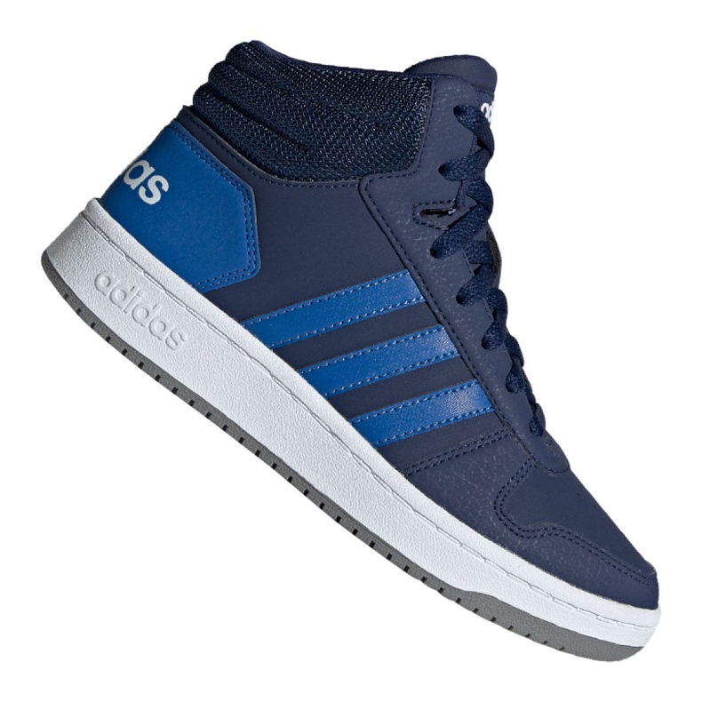 Zapatillas Adidas Hoops Mid 2.0 Jr EE6707 azul marino