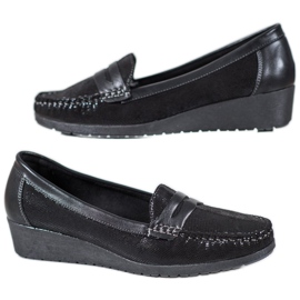 Comer Mocasines negros