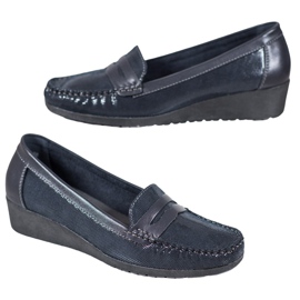 Comer Mocasines azul marino