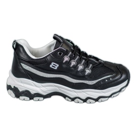 Yes Mile Zapatillas con purpurina negro