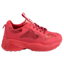 SHELOVET Zapatillas Moro Red rojo