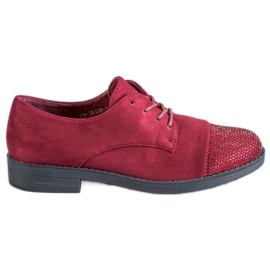 Best Shoes Zapatos con cristales rojo