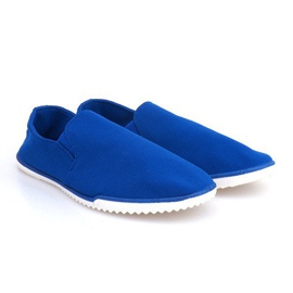 Zapatillas slip-on azules de Lycra 8527 Zapatillas slip-on azules de Lycra 8527