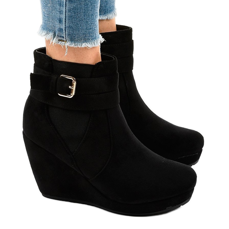 Botines ante negro CN826