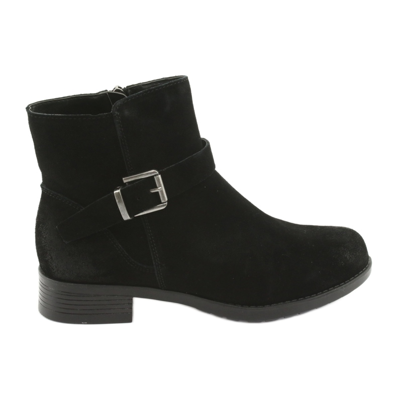 Botas de ante negro American Club SH04