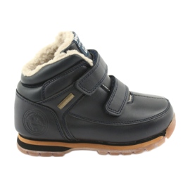 American Club Botas Botas con velcro American ES42 azul marino