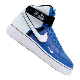Nike Air Force 1 High LV8 2 Jr CI2164-400 blanco-azul zapatillas