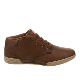 Zapatillas de hombre marrones 15M787 marrón