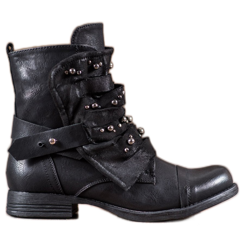 GISICODE Zapatos Rock Con Perlas negro