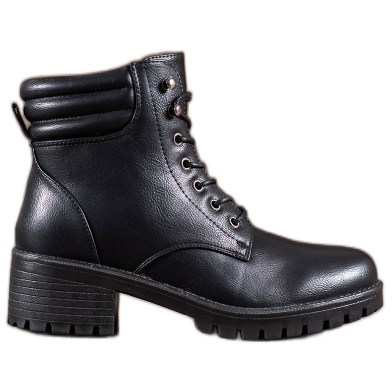 Abloom Botas con cordones negro Abloom Botas con cordones negro