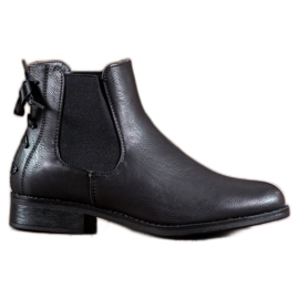 Seastar Botines Chelsea con Cinta negro Seastar Botines Chelsea con Cinta negro