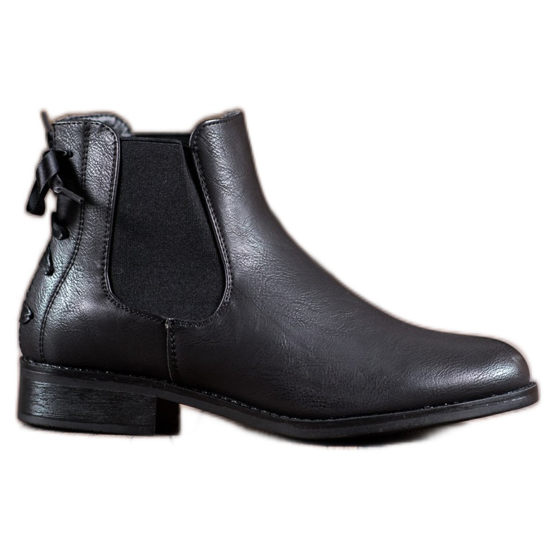 Seastar Botines Chelsea con Cinta negro