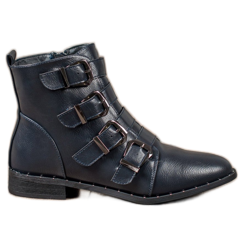 Cm Paris Botas con hebillas azul Cm Paris Botas con hebillas azul
