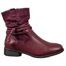 Anesia Paris Botas altas rojo