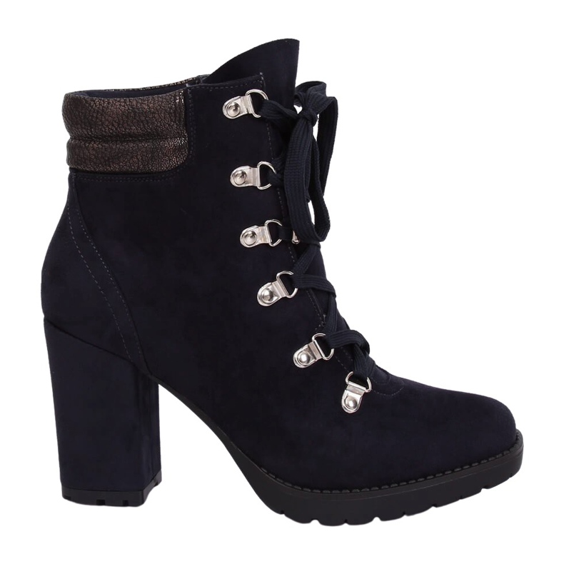 Botas de madera azul marino 8992 Blue