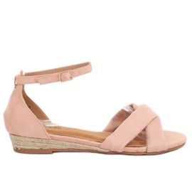 Sandalias alpargatas rosa 9R121 Rosa II-GAT