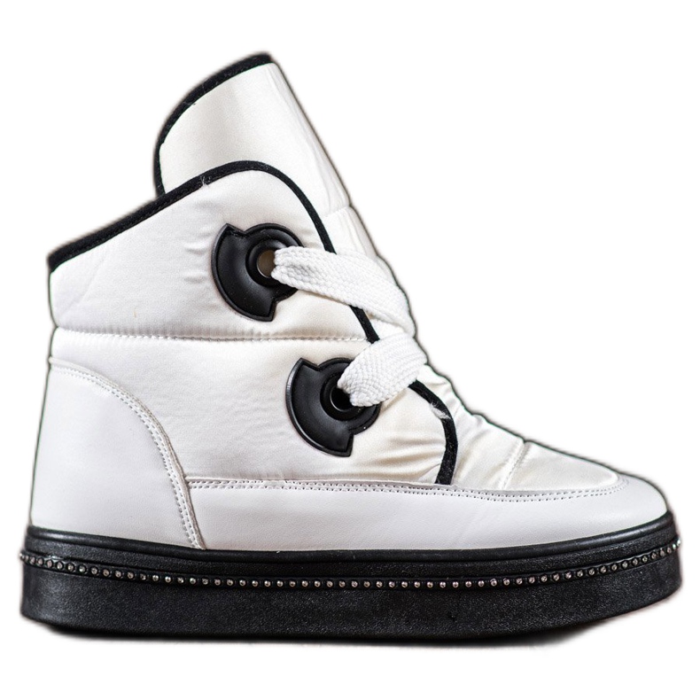 RTX WALK Botas de nieve con cristales blanco RTX WALK Botas de nieve con cristales blanco