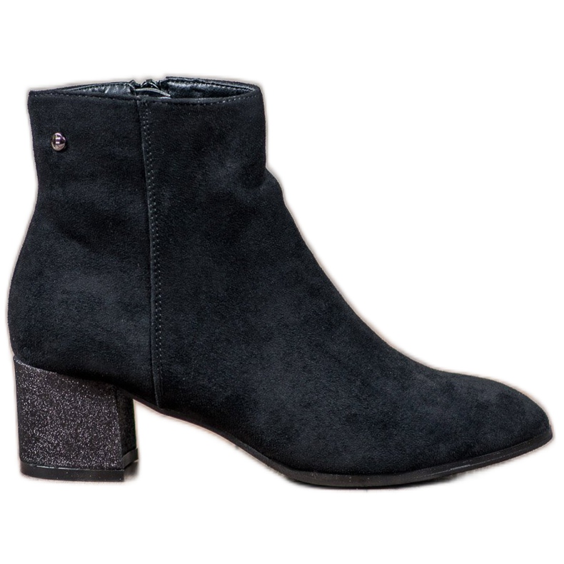 Filippo Botas de gamuza clásicas negro