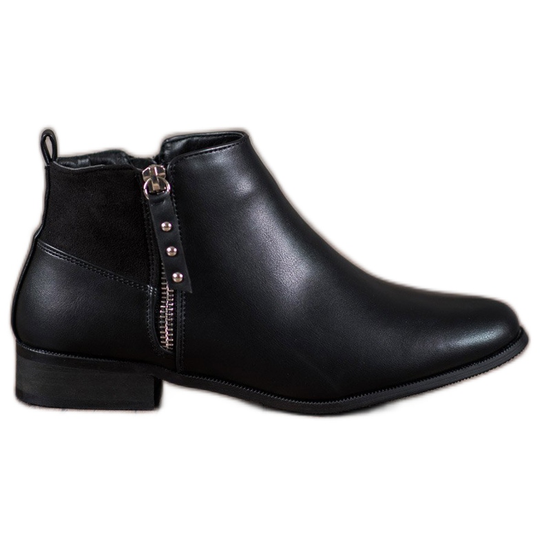 Cm Paris Botines con piel ecológica negro