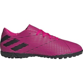Botas de fútbol adidas Nemeziz 19.4 Tf M F34523 rosa rosa