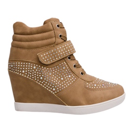 Zapatillas Zapatillas Con Botas De Cuña 3188 Caqui multicolor verde