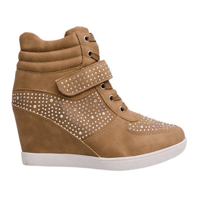 Zapatillas Zapatillas Con Botas De Cuña 3188 Caqui multicolor verde