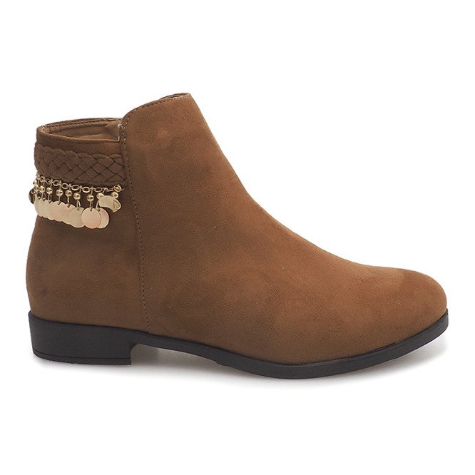 Botas camel LL113 de ante marrón