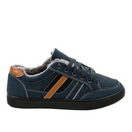 Deportivas hombre azul marino con pelo E753M-2 Deportivas hombre azul marino con pelo E753M-2