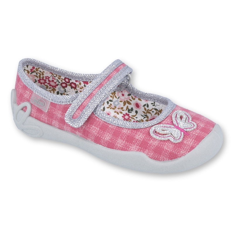 Calzado infantil befado 114X363 rosado gris