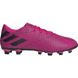 Botas de fútbol adidas Nemeziz 19.4 FxG M F34392 rosa rosa