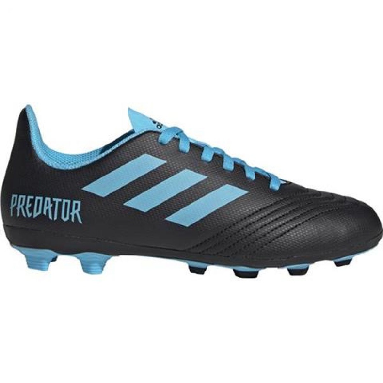Botas de fútbol adidas Predator 19.4 FxG Jr G25823 negro negro Botas de fútbol adidas Predator 19.4 FxG Jr G25823 negro negro