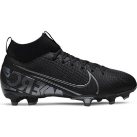 Zapatillas de fútbol Nike Mercurial Superfly 7 Academy FG / MG Jr AT8120-001 negro negro